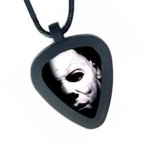 Michael Myers Halloween Film Pickbandz Mens or Womens Real Guitar Pick Necklace